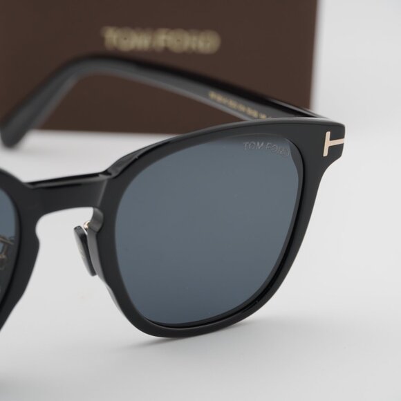 Tom Ford FT1051-K 01A Square Sunglasses - Shiny Black/Smoke - Picture 5 of 9
